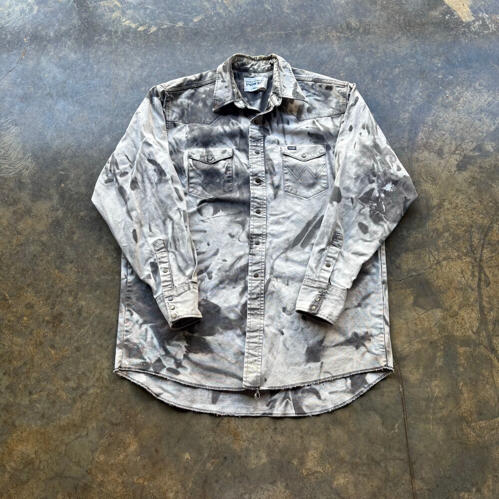 Very Rare‎ Wrangler Industrial Power Work Shirt